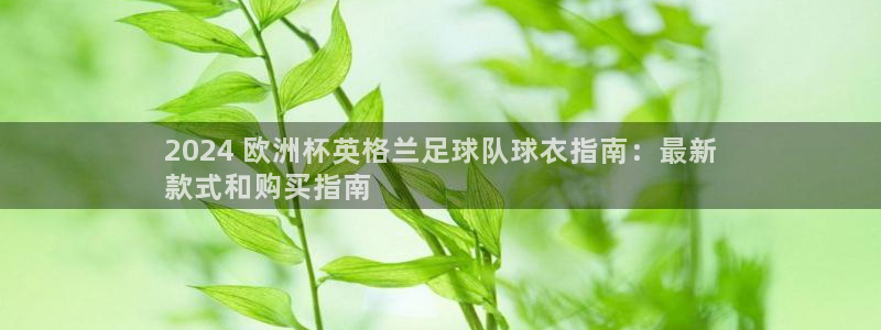 欧洲杯投注官方网站入口|2024 欧洲杯英格兰足球队球衣指南：最新
款式和购买指南